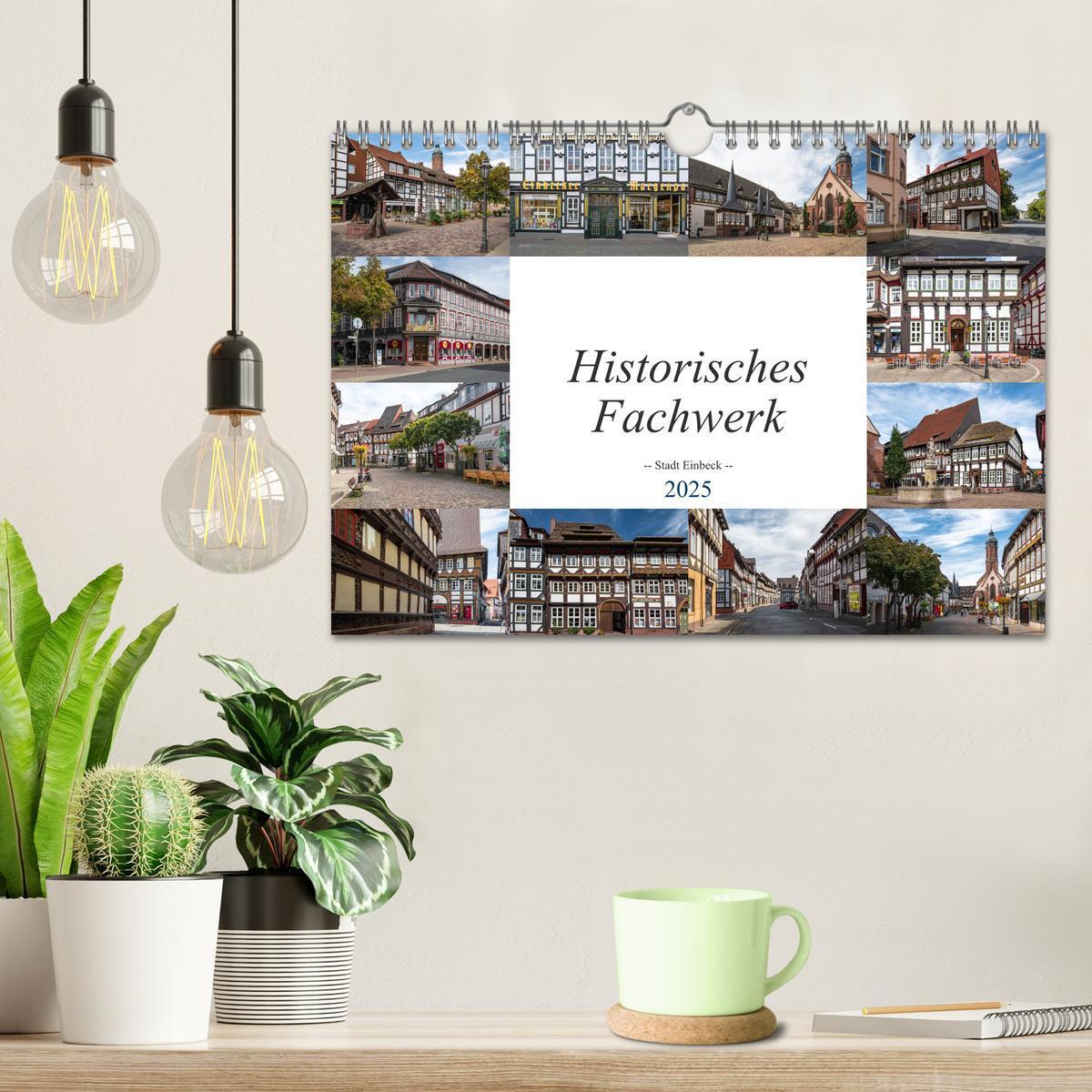 Bild: 9783435196678 | Historisches Fachwerk - Stadt Einbeck (Wandkalender 2025 DIN A4...