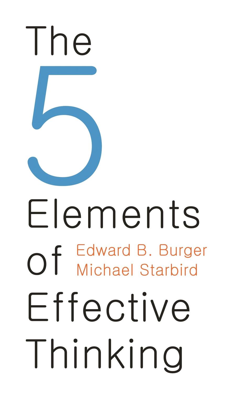Cover: 9780691156668 | 5 Elements of Effective Thinking | Edward B. Burger (u. a.) | Buch