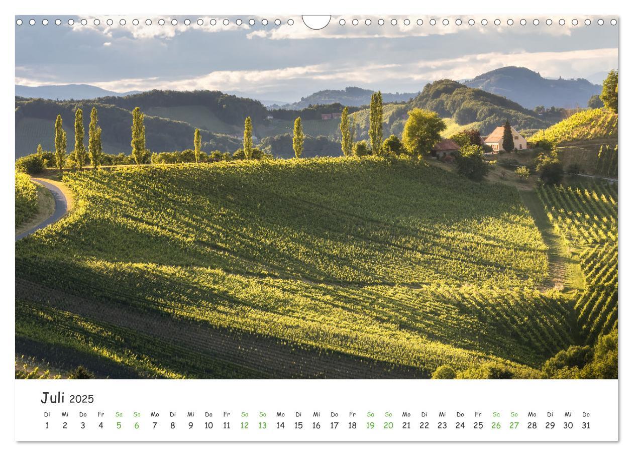 Bild: 9783435041954 | Südsteiermark365 (Wandkalender 2025 DIN A3 quer), CALVENDO...