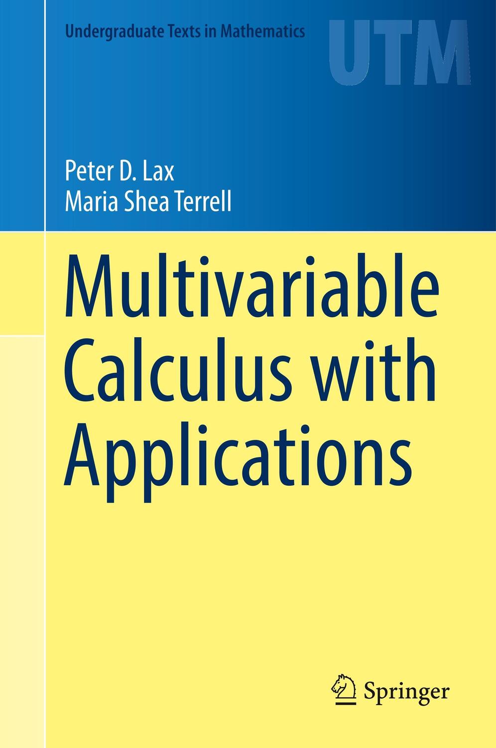 Cover: 9783319740720 | Multivariable Calculus with Applications | Maria Shea Terrell (u. a.)