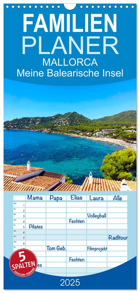 Cover: 9783457108727 | Familienplaner 2025 - MALLORCA, Meine Balearische Insel mit 5...