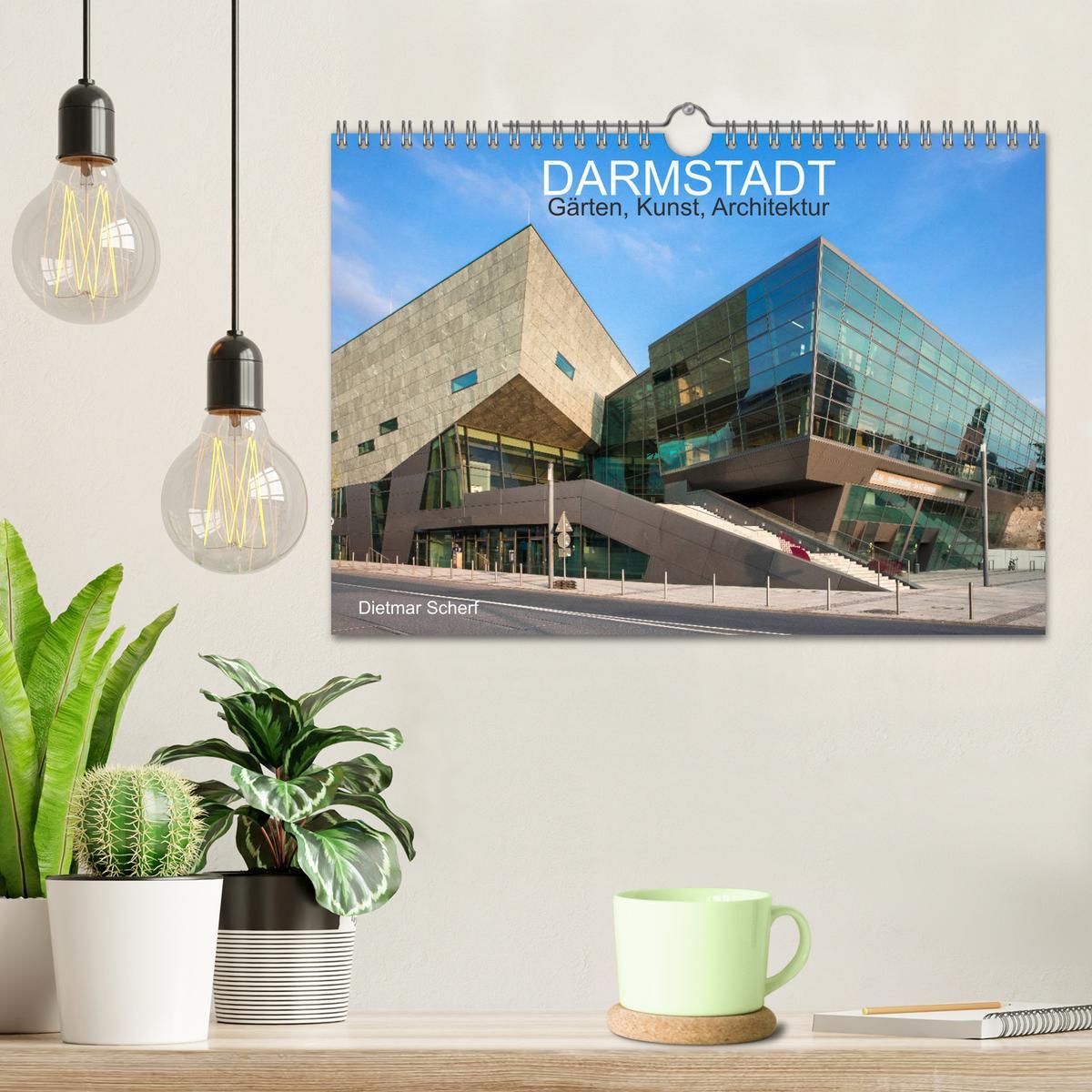 Bild: 9783435376483 | Darmstadt ¿ Gärten, Kunst, Architektur (Wandkalender 2025 DIN A4...