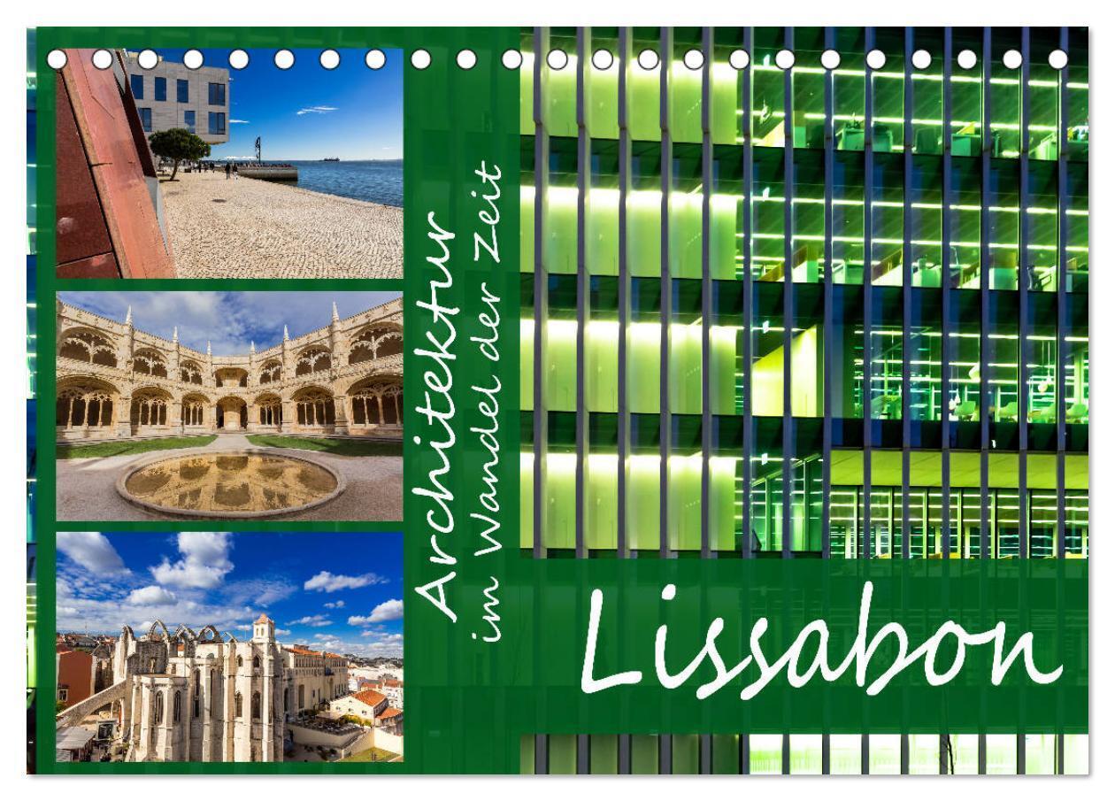 Cover: 9783383168390 | Architektur im Wandel der Zeit - Lissabon (Tischkalender 2024 DIN...