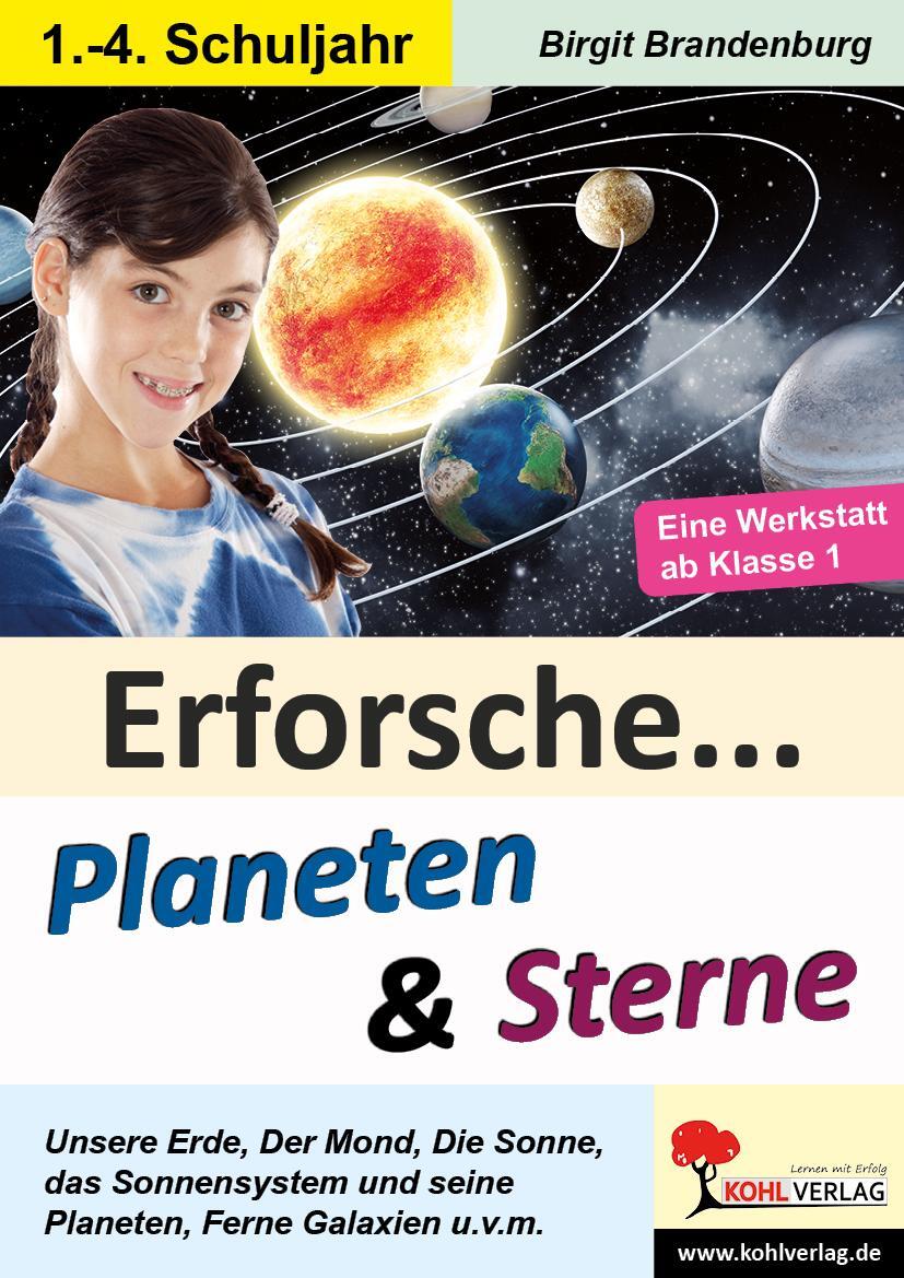 Cover: 9783956867071 | Erforsche ... Planeten &amp; Sterne | Eine Werkstatt ab dem 1. Schuljahr