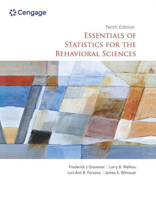 Cover: 9780357365298 | Essentials of Statistics for the Behavioral Sciences | Taschenbuch