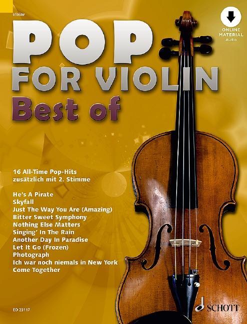 Cover: 9790001207072 | Pop for Violin - Best of | 16 All-Time Pop-Hits. 1-2 Violinen. | 2019