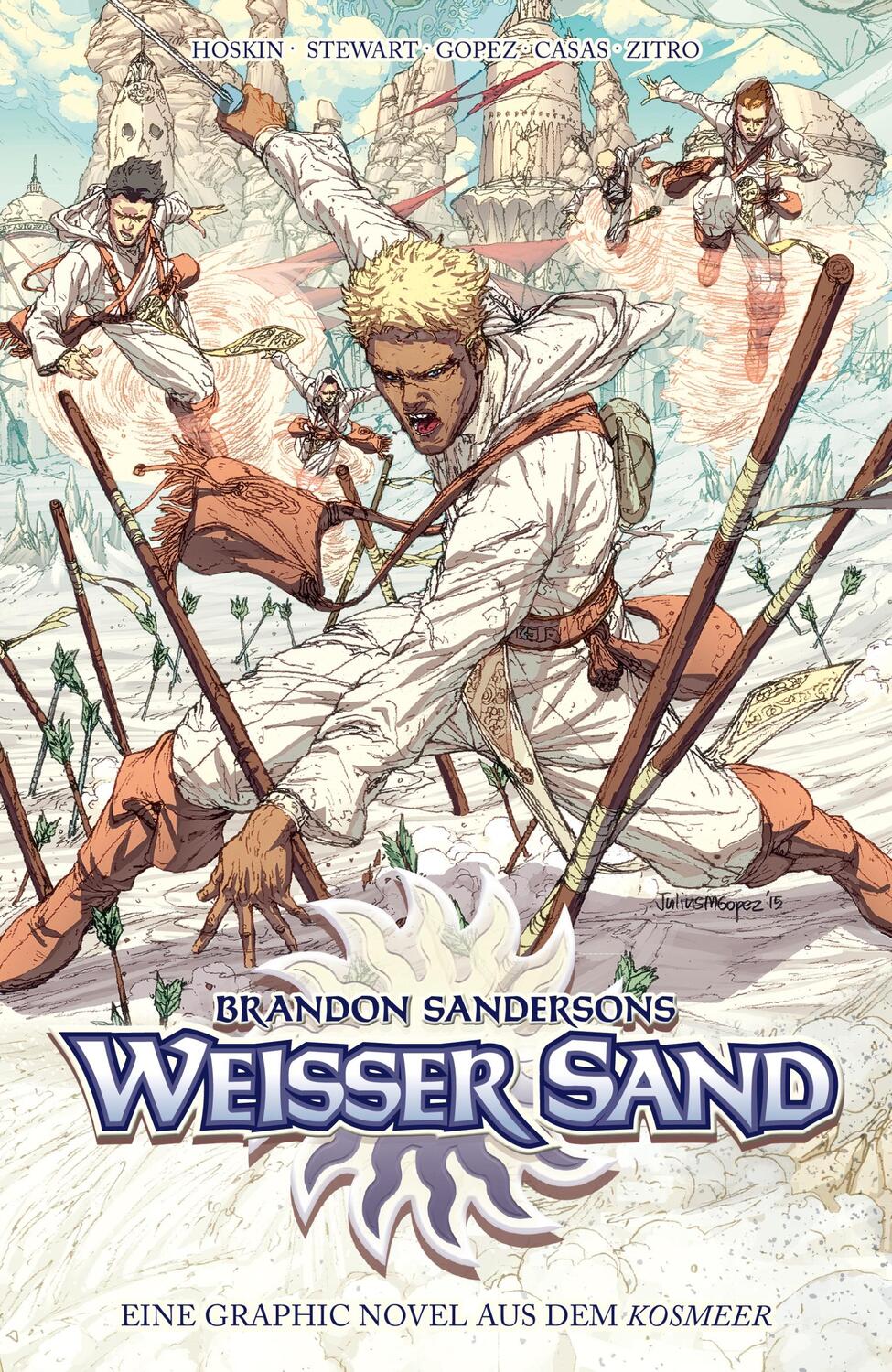 Cover: 9783741622908 | Brandon Sandersons Weißer Sand - Eine Graphic Novel aus dem Kosmeer