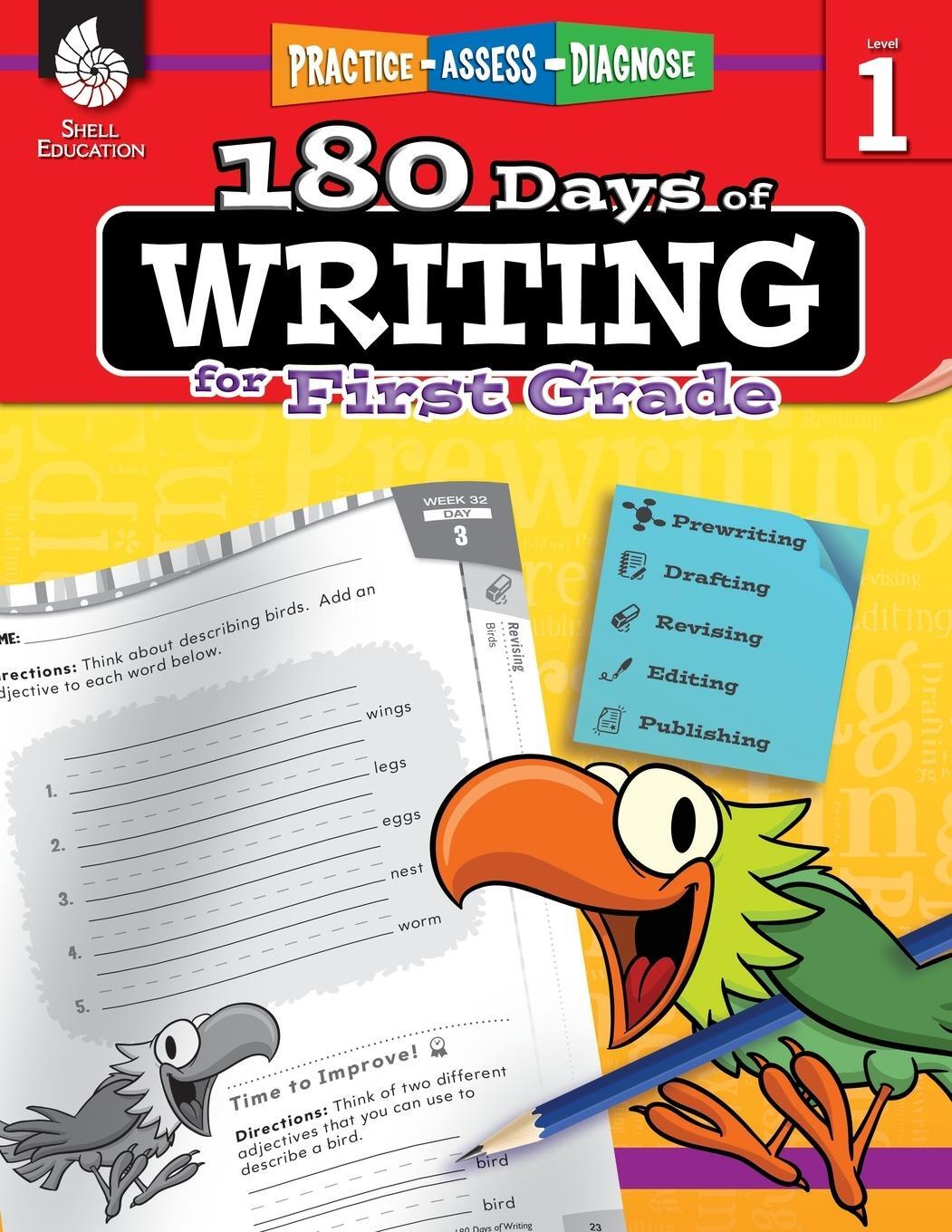 Cover: 9781425815240 | 180 Days of Writing for First Grade | Practice, Assess, Diagnose