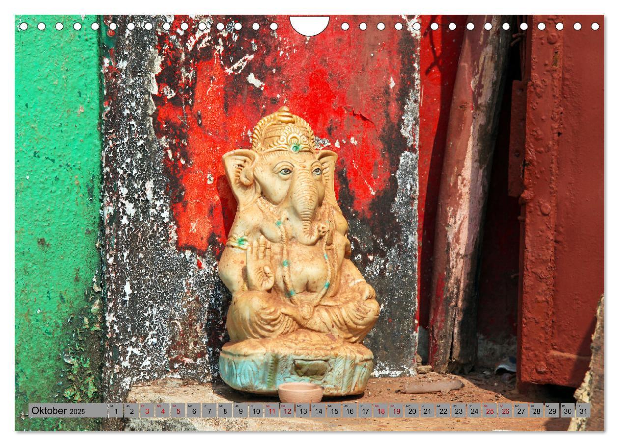 Bild: 9783457231227 | Typisch Indien - Ganesha der Elefantengott (Wandkalender 2025 DIN...