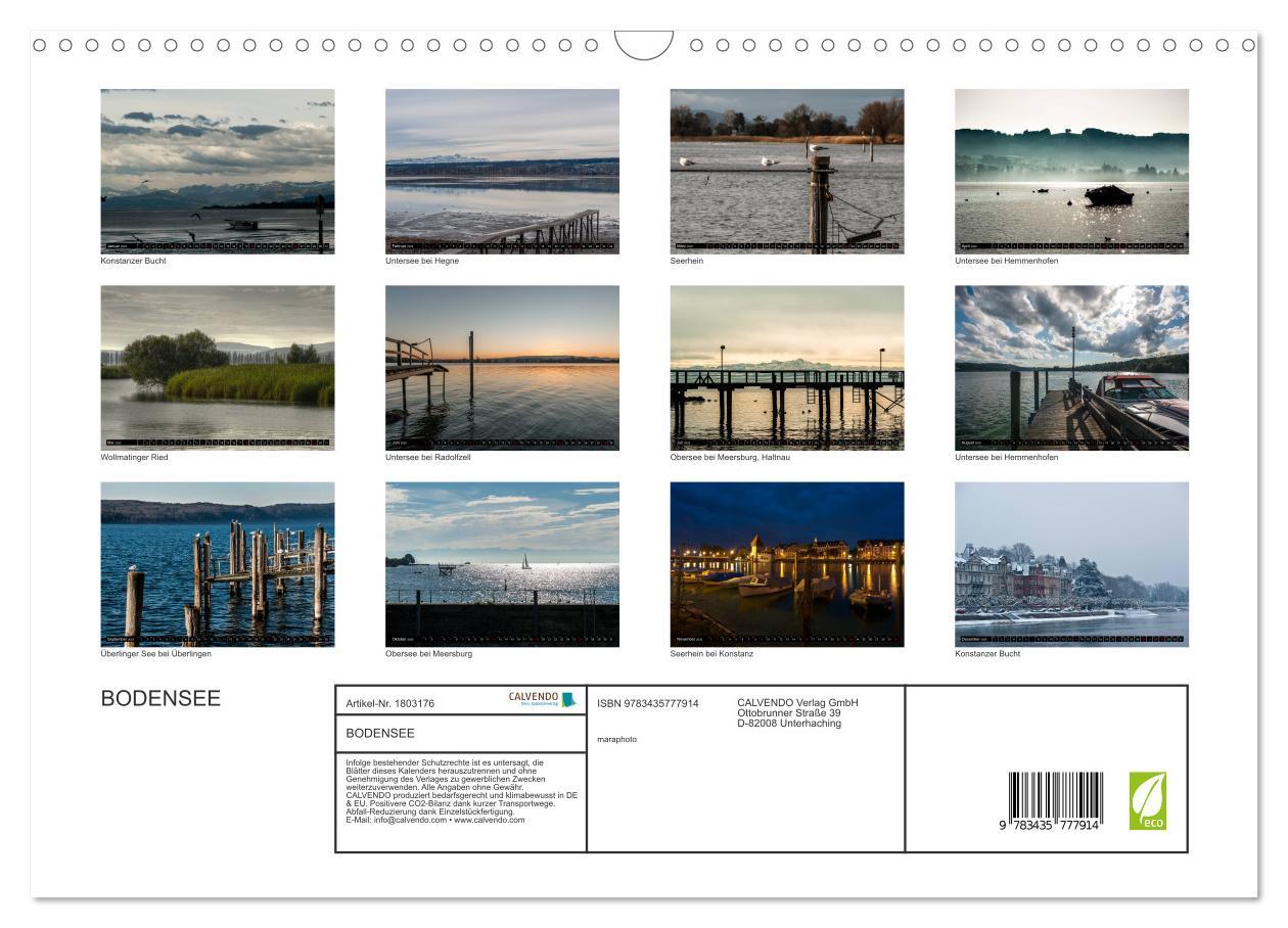 Bild: 9783435777914 | BODENSEE (Wandkalender 2025 DIN A3 quer), CALVENDO Monatskalender