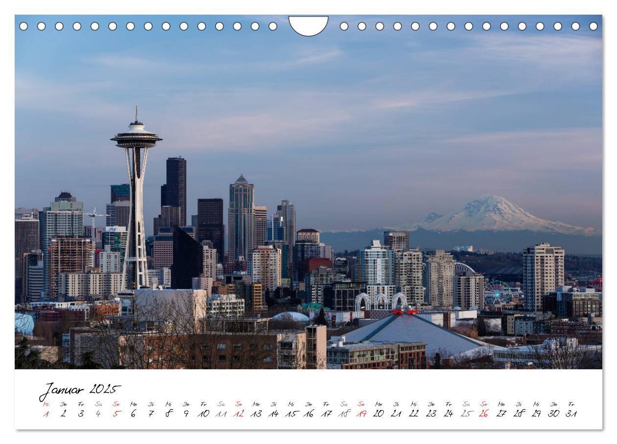 Bild: 9783435613250 | Eine Reise nach Seattle (Wandkalender 2025 DIN A4 quer), CALVENDO...