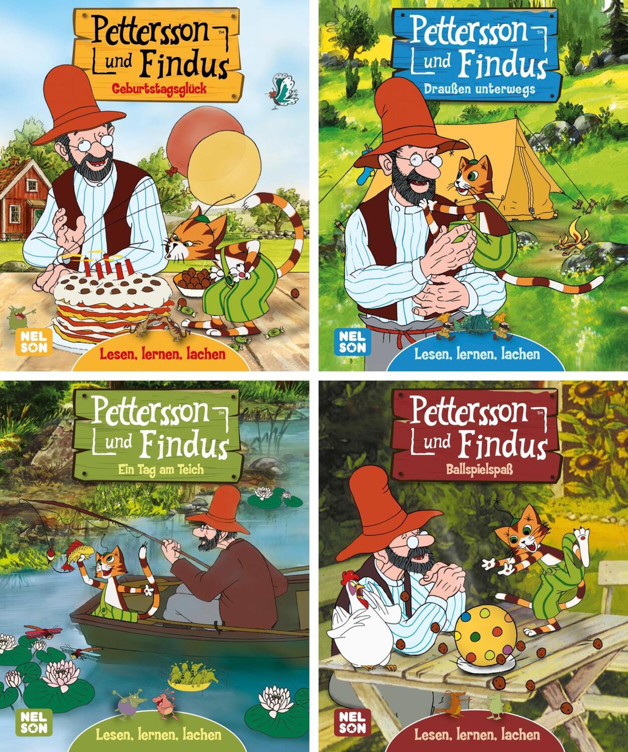Cover: 9783845120348 | Nelson Mini-Bücher: 4er Pettersson und Findus 1-4 | Box | 20 S. | 2022