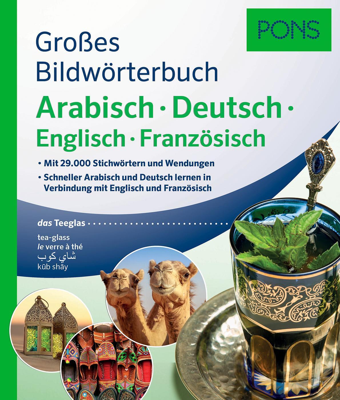 Cover: 9783125161788 | PONS Großes Bildwörterbuch Arabisch - Deutsch + Englisch und...