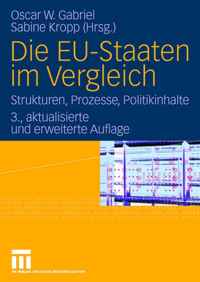 Cover: 9783531422824 | Die EU-Staaten im Vergleich | Strukturen, Prozesse, Politikinhalte