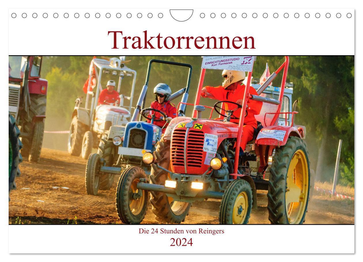Cover: 9783675922341 | Traktorrennen - die 24 Stunden von Reingers (Wandkalender 2024 DIN...