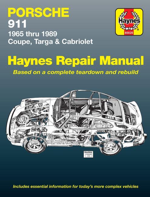 Cover: 9781850106982 | Porsche 911 Coupe, Targa &amp; Cabriolet 1965-89 | J H Haynes | Buch