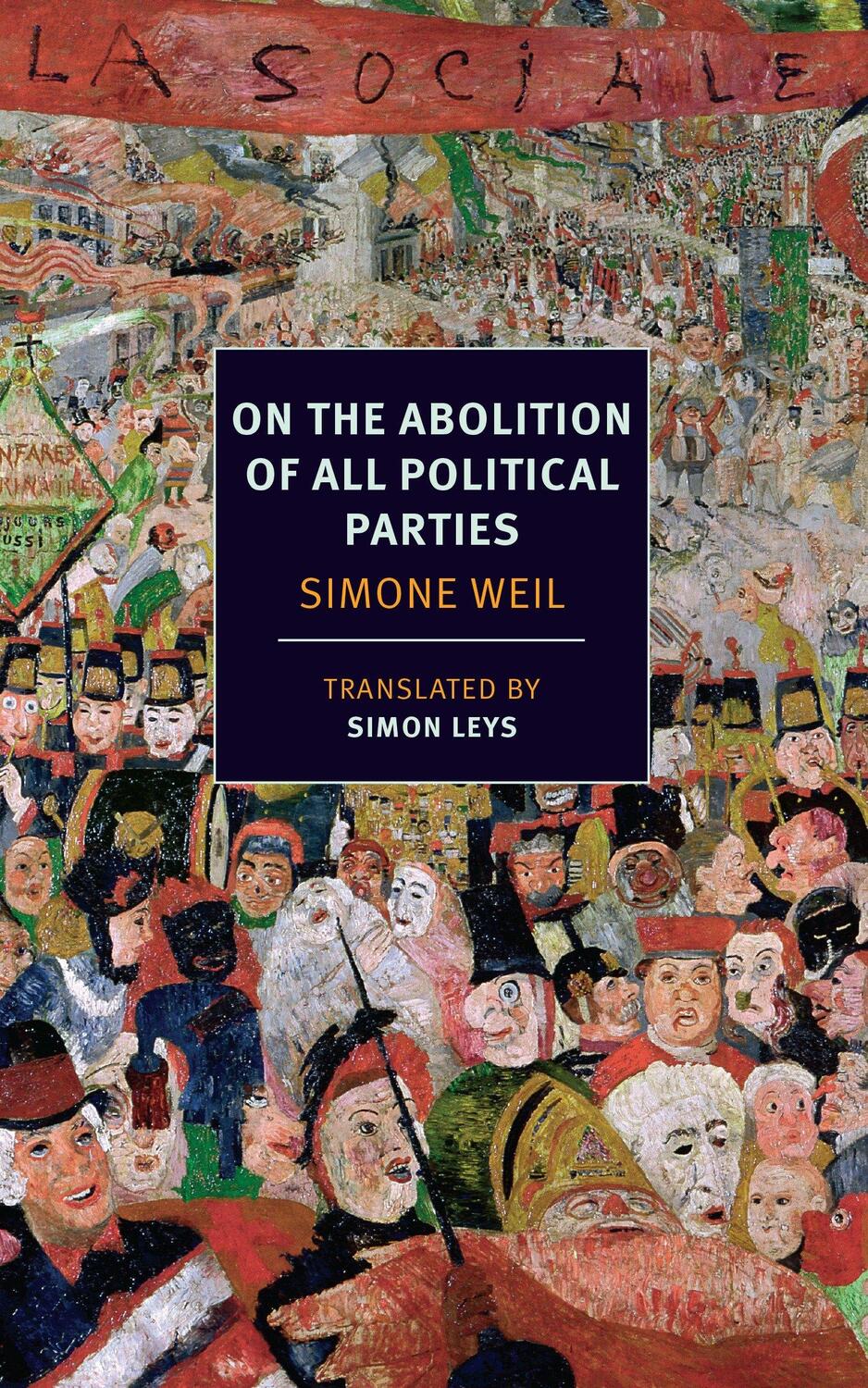 Cover: 9781590177815 | On The Abolition Of All Polictical | Simone Weil | Taschenbuch | 2014
