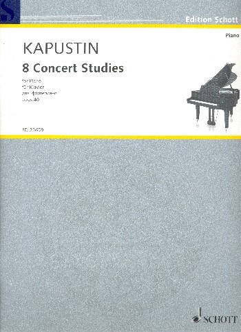 Cover: 9790001162760 | Eight Concert Studies op. 40 | Schott Music | EAN 9790001162760