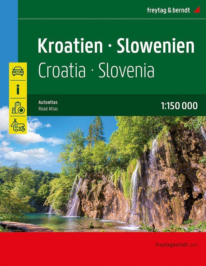 Cover: 9783707922042 | Kroatien - Slowenien, Autoatlas 1:150.000, freytag & berndt | berndt