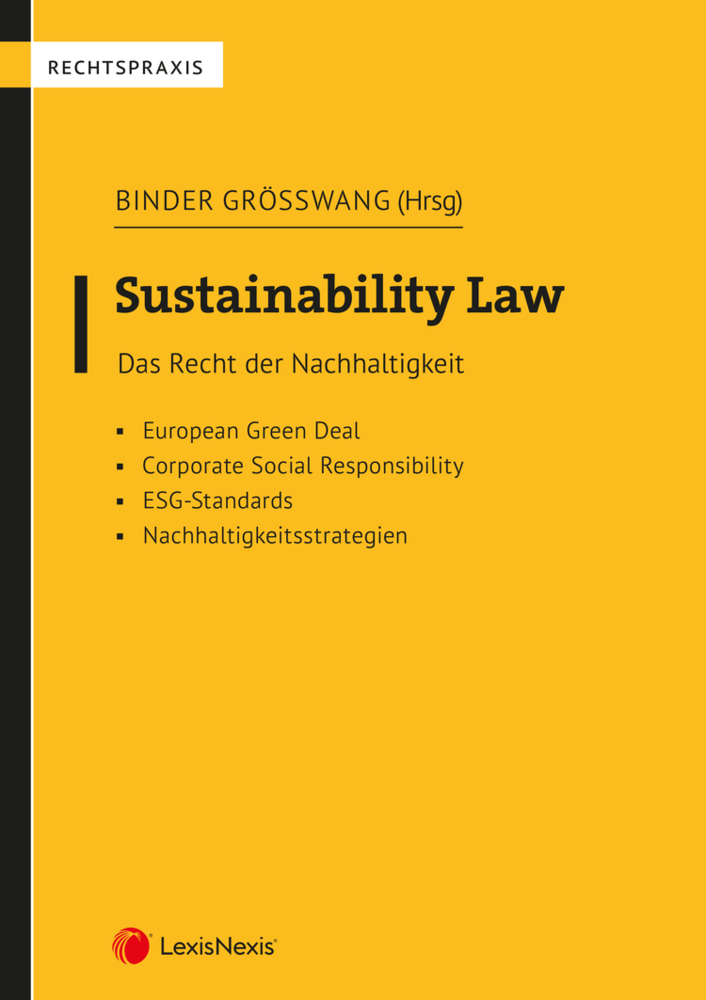 Cover: 9783700783336 | Sustainability Law | Das Recht der Nachhaltigkeit | Edel (u. a.)