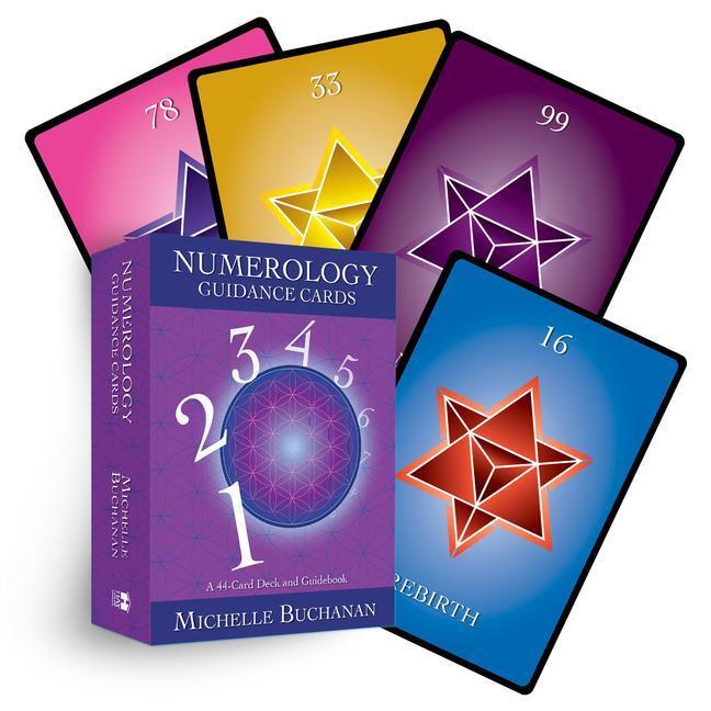 Cover: 9781401943608 | NUMEROLOGY GUIDANCE CARDS | A 44-Card Deck and Guidebook | Buchanan