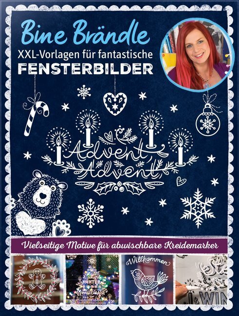 Cover: 9783955350840 | XXL-Vorlagen für fantastische Fensterbilder | Bine Brändle | Buch