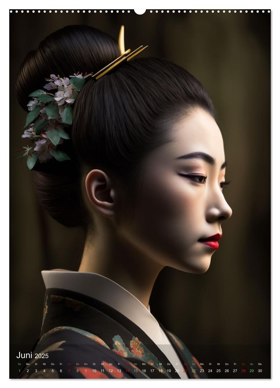 Bild: 9783435880362 | Wunderschöne Portraits Japanischer Geishas (Wandkalender 2025 DIN...