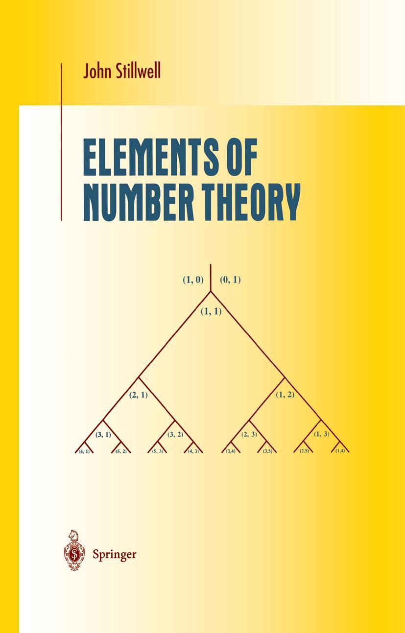 Cover: 9780387955872 | Elements of Number Theory | John Stillwell | Buch | xii | Englisch