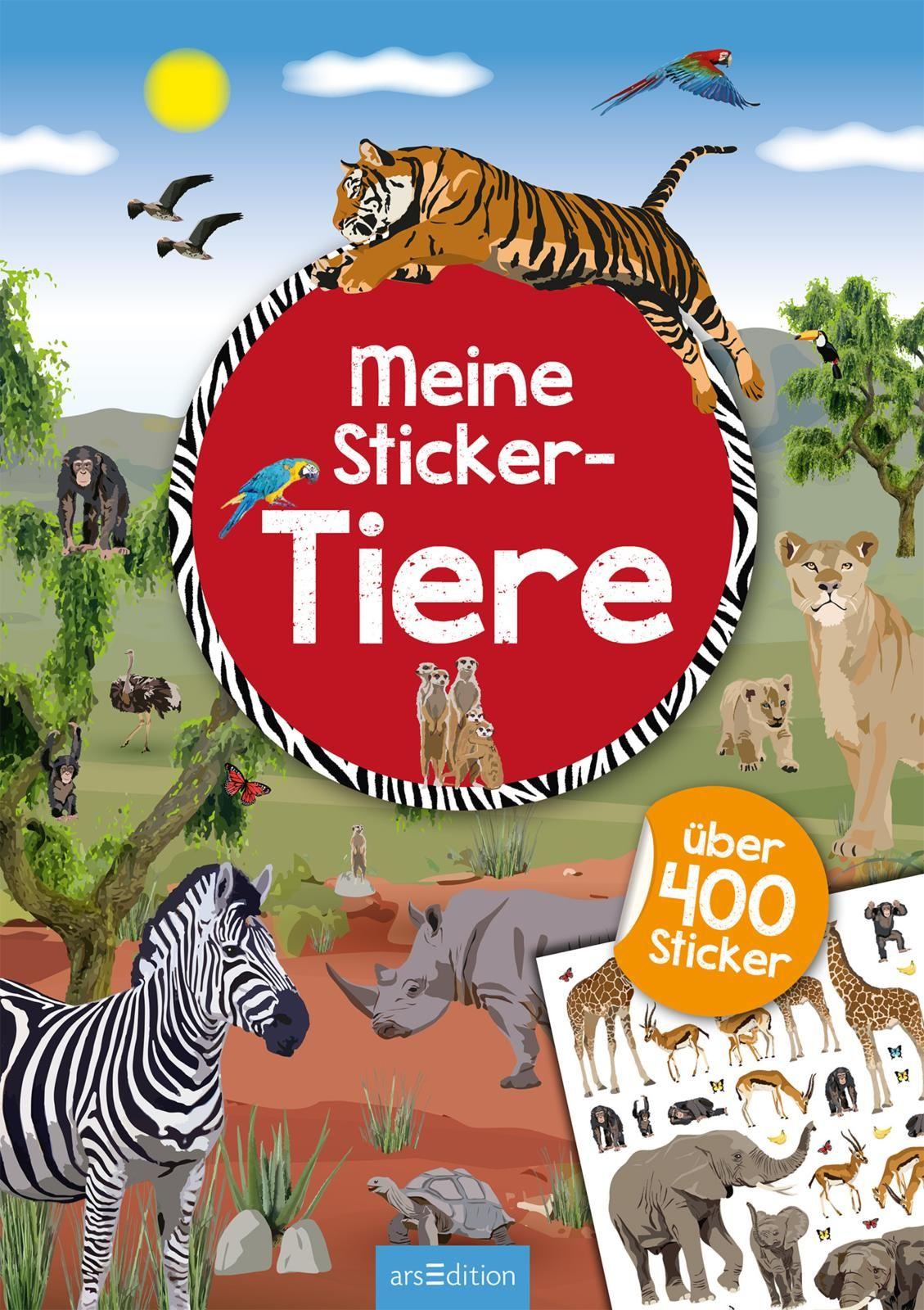 Bild: 9783845817446 | Meine Sticker-Tiere | Mit über 400 Stickern | Ingrid Bräuer | Buch