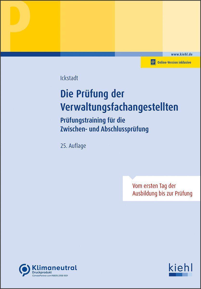 Cover: 9783470106151 | Die Prüfung der Verwaltungsfachangestellten | Ewald Ickstadt | Bundle