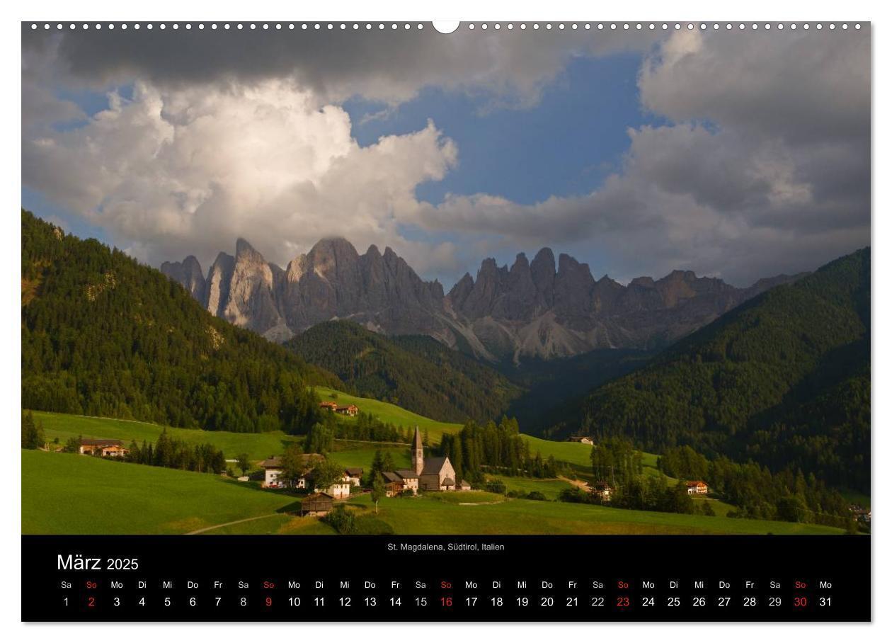 Bild: 9783435649068 | Alpen (Wandkalender 2025 DIN A2 quer), CALVENDO Monatskalender | 2025