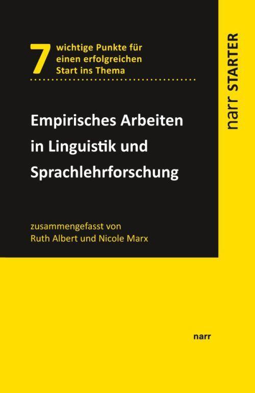 Cover: 9783823381280 | Empirisches Arbeiten in Linguistik und Sprachlehrforschung | Buch
