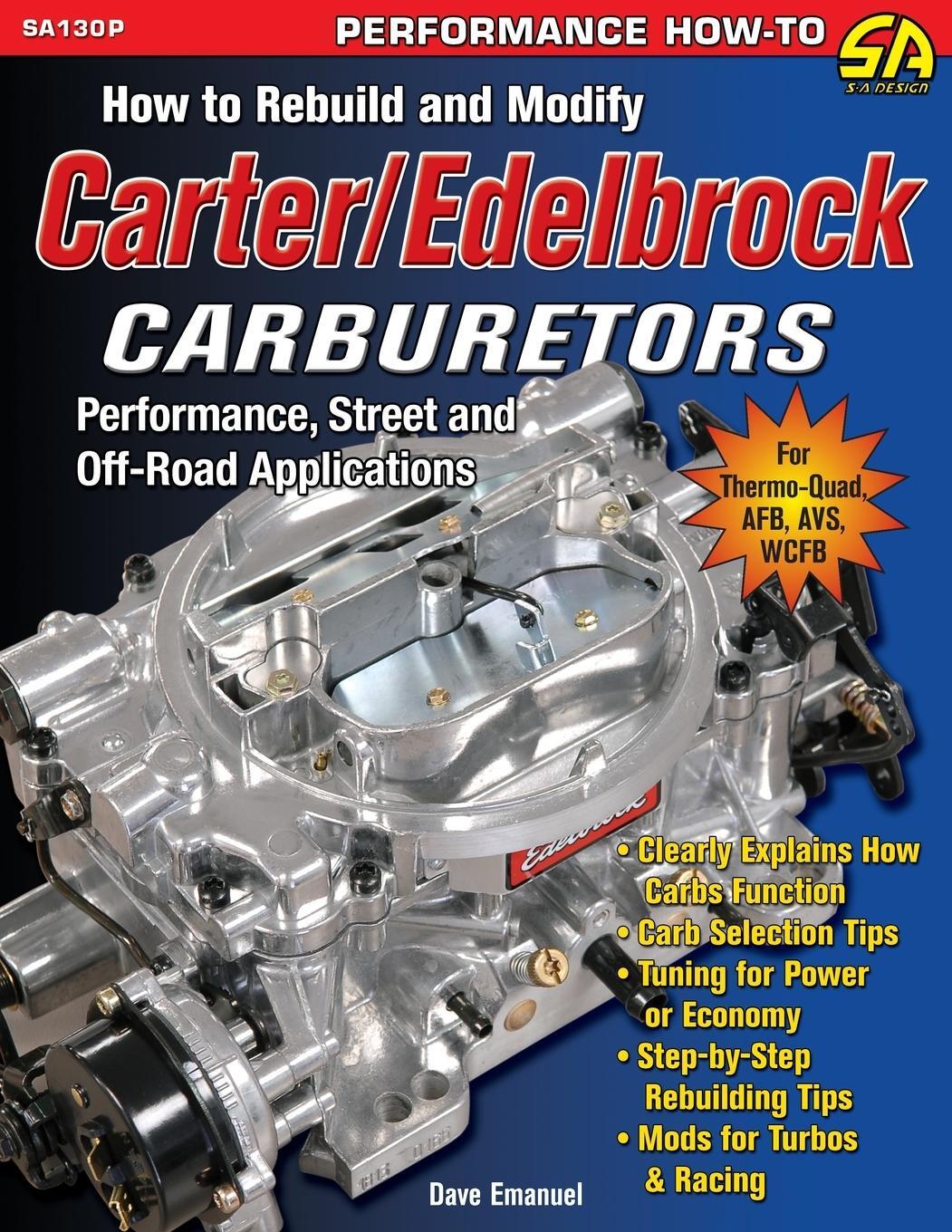 Cover: 9781613250679 | How to Rebuild and Modify Carter/Edelbrock Carburetors | Dave Emanuel