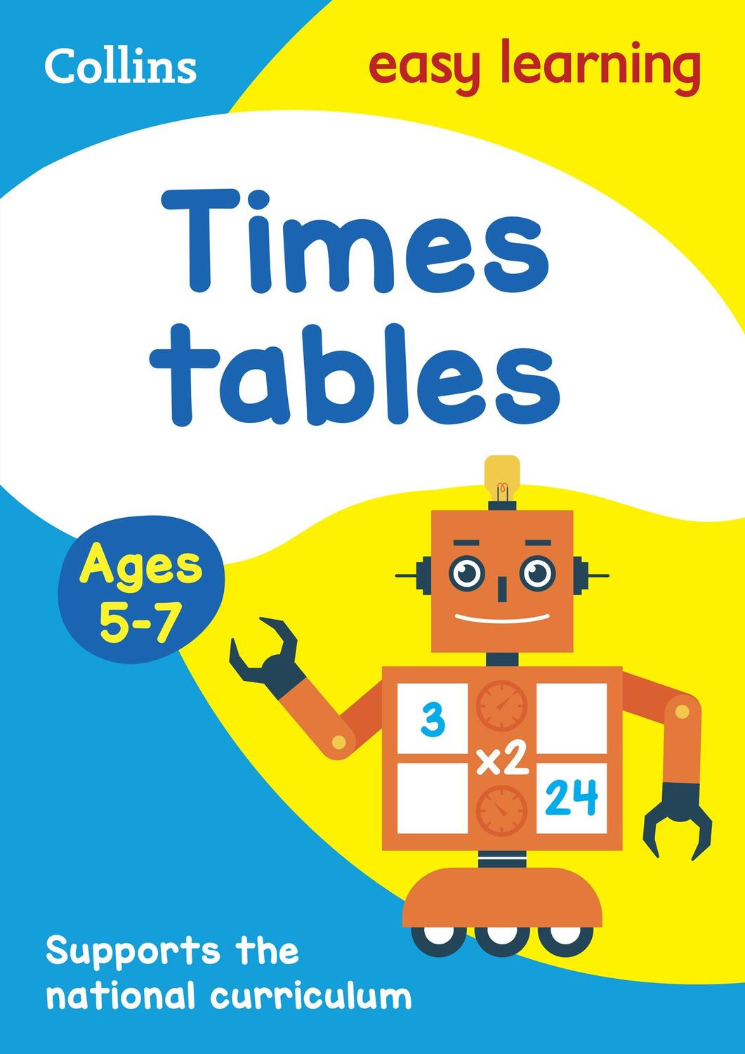 Cover: 9780008134389 | Times Tables Ages 5-7 | Prepare for School with Easy Home Learning
