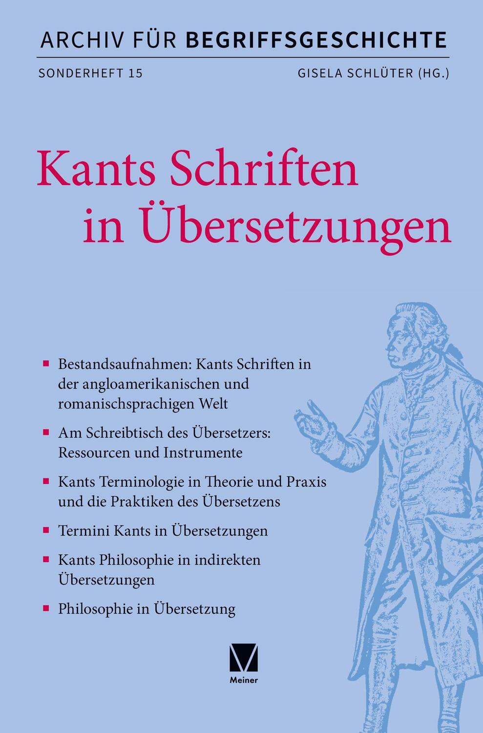 Cover: 9783787340651 | Kants Schriften in Übersetzungen | Gisela Schlüter | Buch | 872 S.