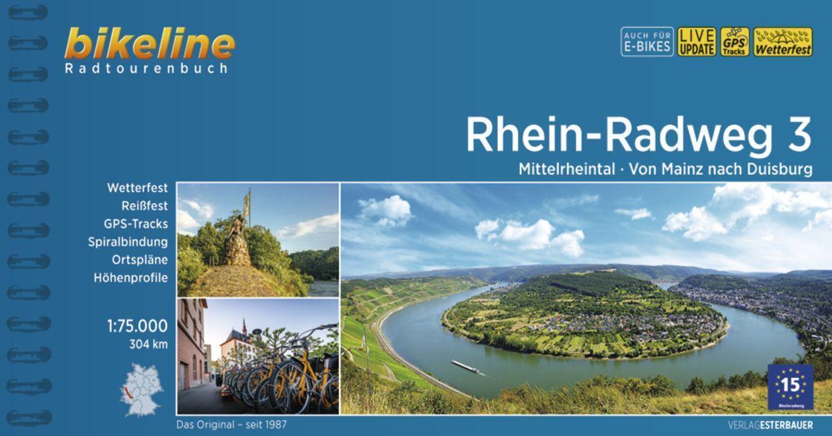 Cover: 9783711100900 | Rhein-Radweg / Rhein-Radweg Teil 3 | Esterbauer Verlag | Taschenbuch