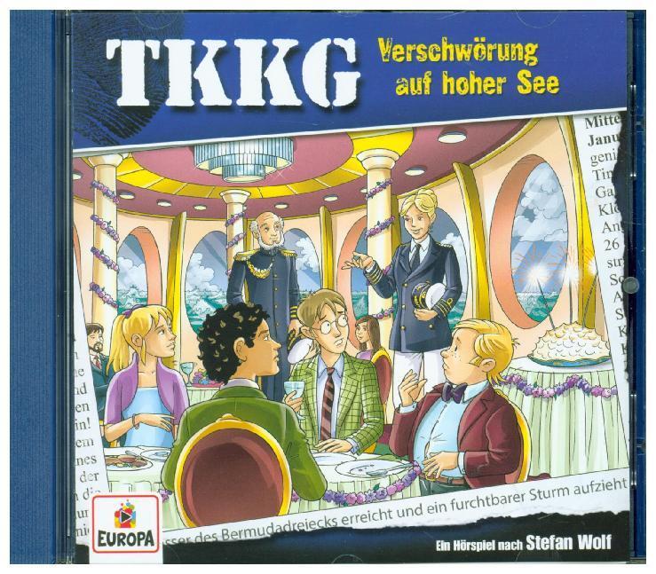 Cover: 190758040424 | Ein Fall für TKKG - Verschwörung auf hoher See, 1 Audio-CD, 1 Audio-CD