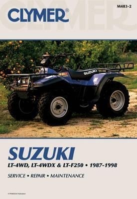 Cover: 9780892878666 | Suzuki LT-4WD, LT-F4WDX &amp; LT-F250 ATV (1987-1998) Service Repair...