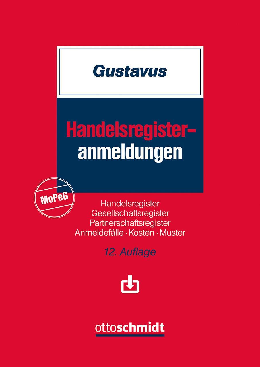 Cover: 9783504455248 | Handelsregisteranmeldungen | Taschenbuch | 600 S. | Deutsch | 2023