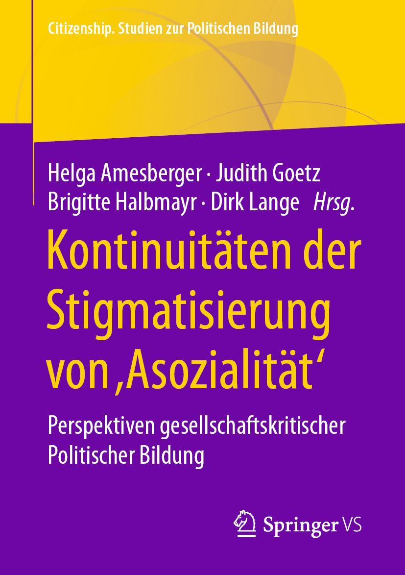 Cover: 9783658324483 | Kontinuitäten der Stigmatisierung von ,Asozialität' | Taschenbuch | vi