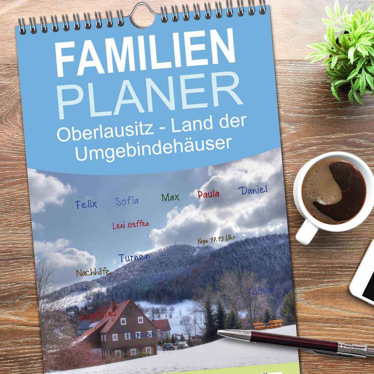 Bild: 9783457109755 | Familienplaner 2025 - Oberlausitz - Land der Umgebindehäuser mit 5...