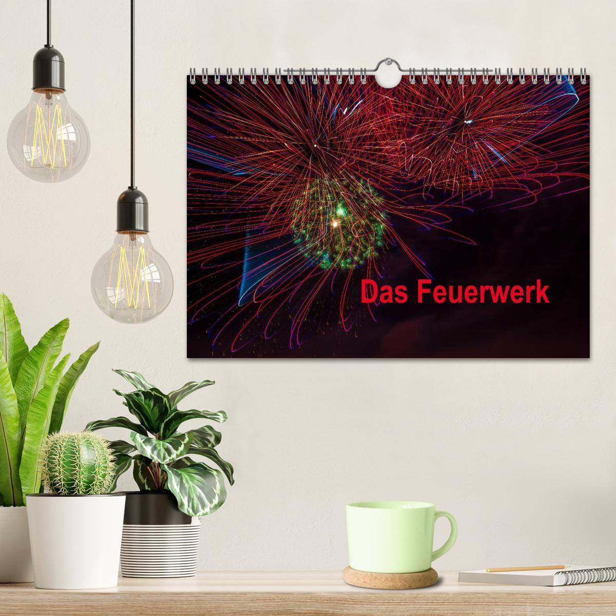 Bild: 9783435837953 | Das Feuerwerk (Wandkalender 2025 DIN A4 quer), CALVENDO Monatskalender