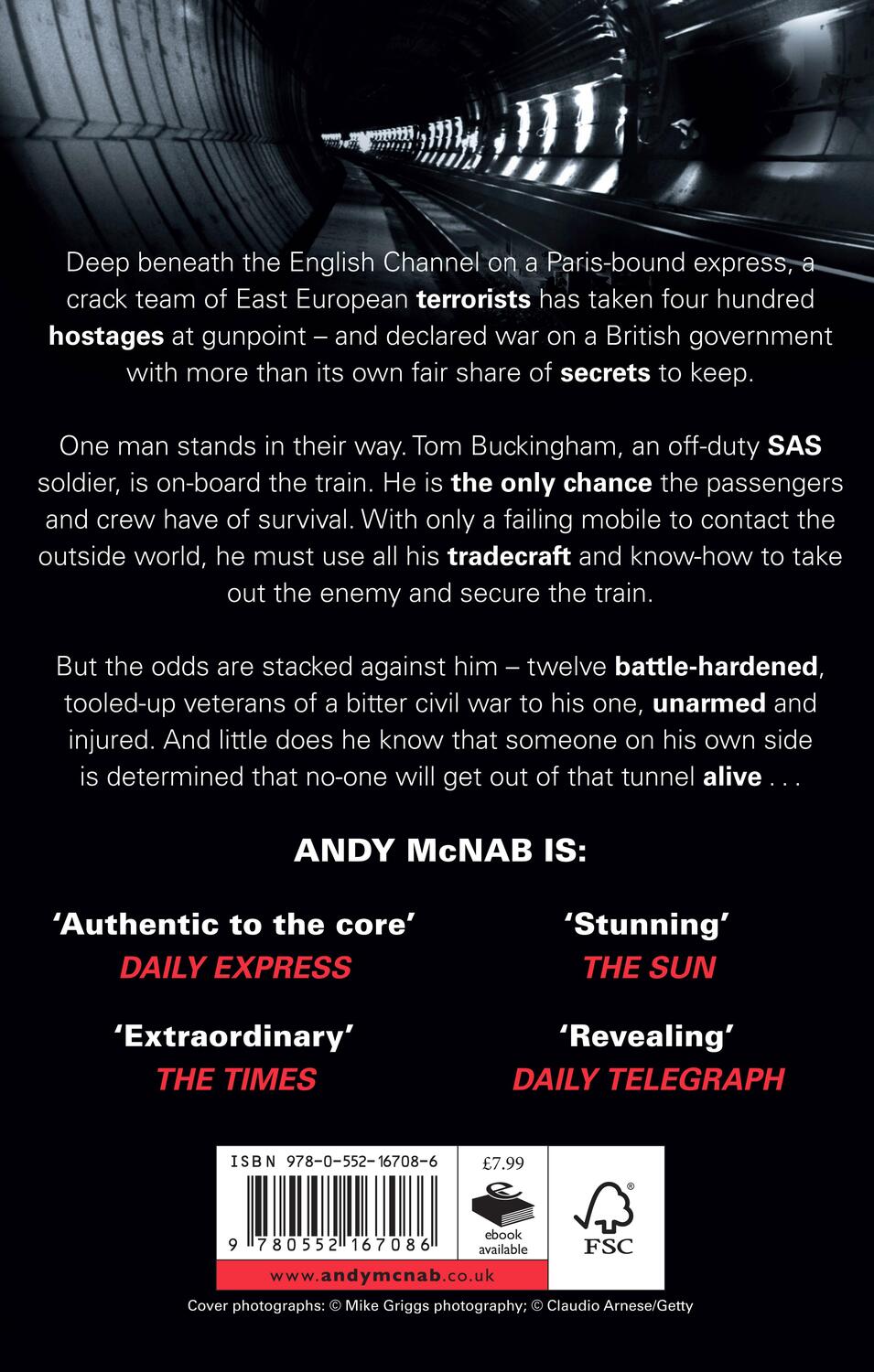 Rückseite: 9780552167086 | Red Notice | (Tom Buckingham Thriller 1) | Andy McNab | Taschenbuch