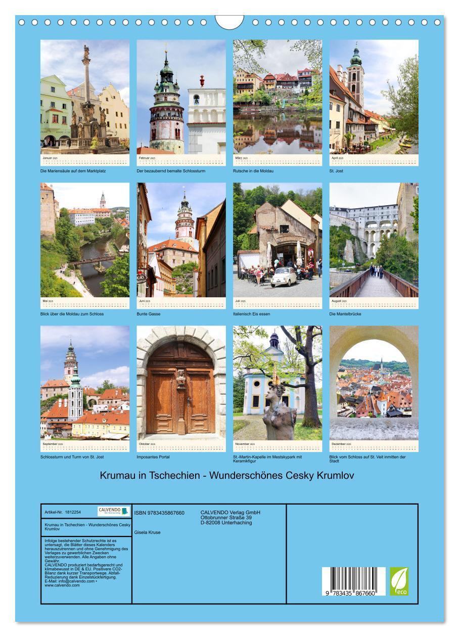 Bild: 9783435867660 | Krumau in Tschechien - Wunderschönes Cesky Krumlov (Wandkalender...