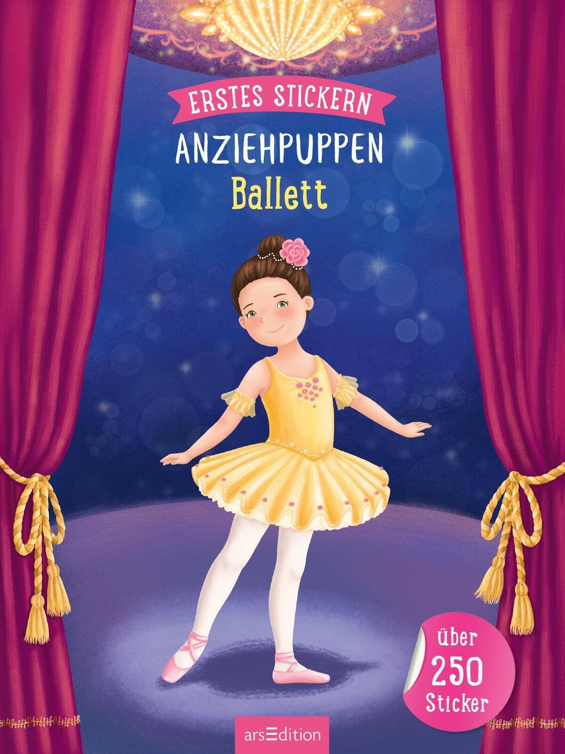 Bild: 9783845858357 | Erstes Stickern Anziehpuppen - Ballett | Über 250 Sticker | Beimler