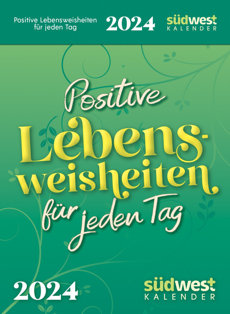 Cover: 9783517102214 | Positive Lebensweisheiten für jeden Tag 2024 - Tagesabreißkalender...