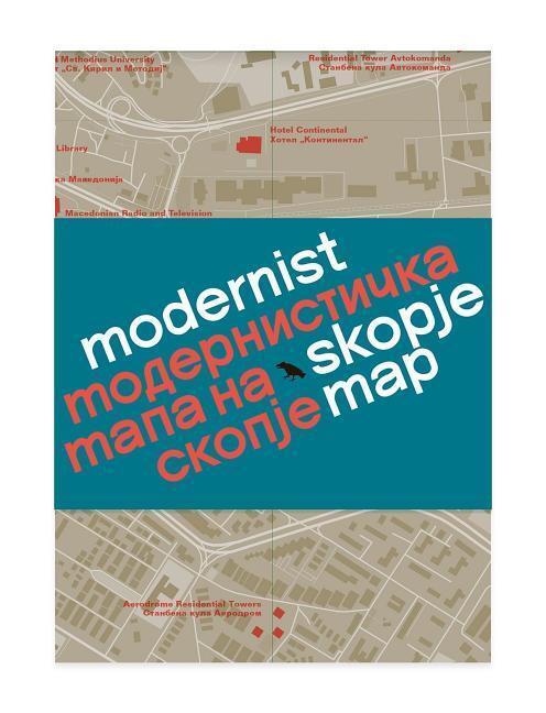 Cover: 9781912018611 | Modernist Skopje Map | Allison Meier (u. a.) | (Land-)Karte | Englisch
