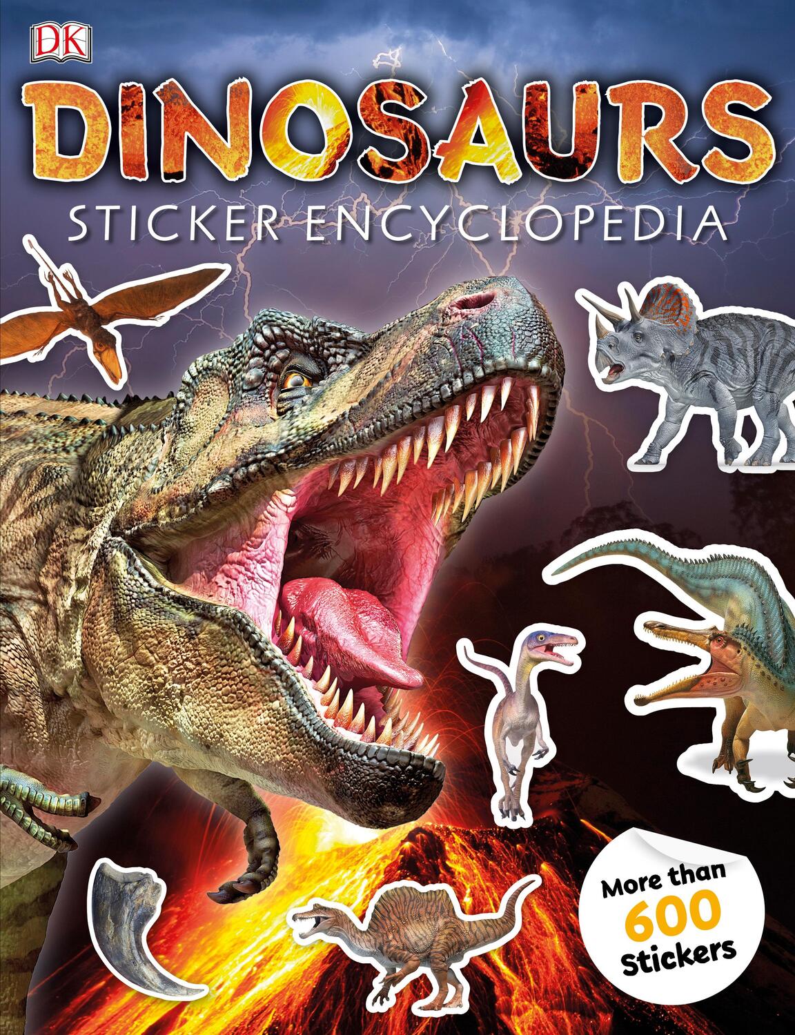 Cover: 9780241363256 | Sticker Encyclopedia Dinosaurs | Includes more than 600 Stickers | DK