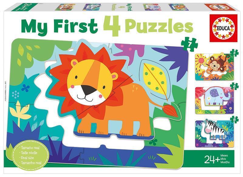 Cover: 8412668188976 | Dschungeltiere Meine ersten Puzzles (Puzzle) | Spiel | 2021 | Educa