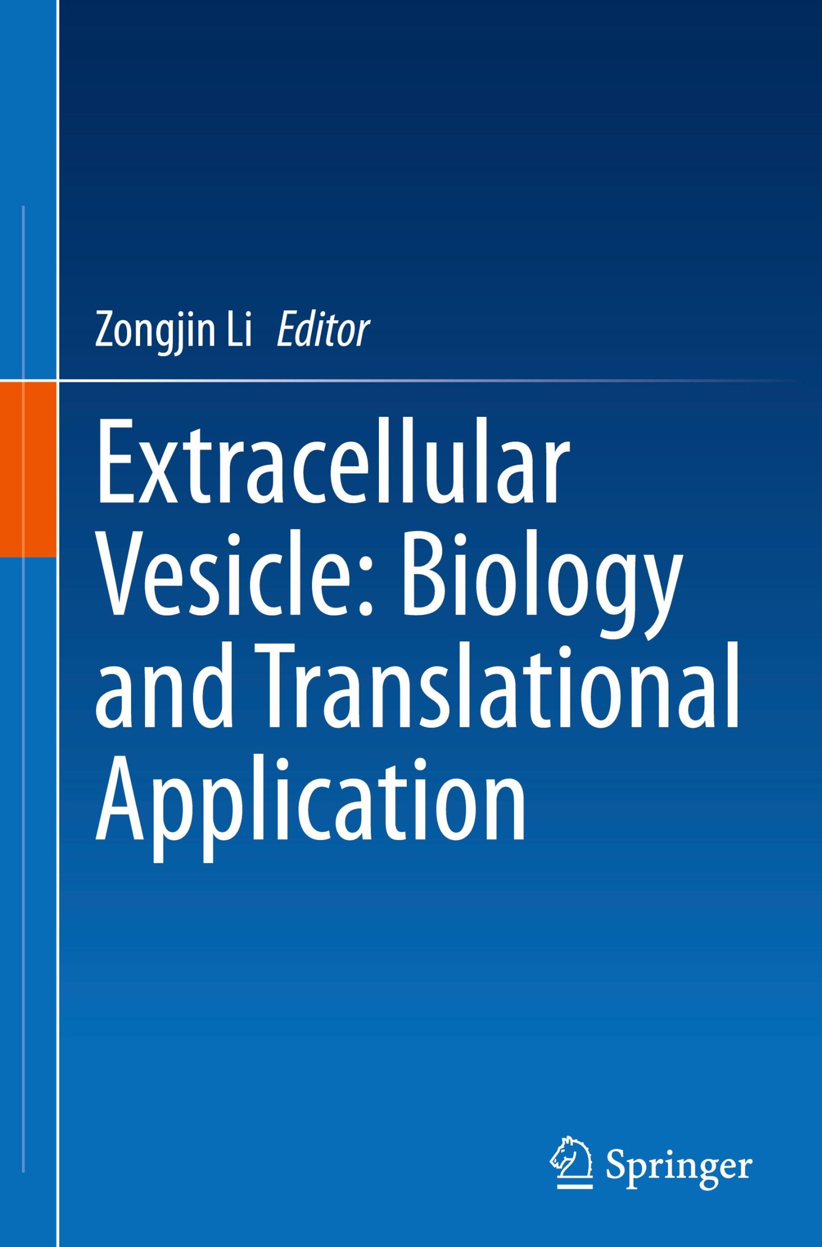 Cover: 9789819755356 | Extracellular Vesicle: Biology and Translational Application | Li